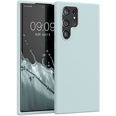 kwmobile Carcasa Compatible con Samsung Galaxy S22 Ultra Funda Case TPU y Silicona antigolpes Apto Carga inalámbrica Menta Cool kwmobile Carcasa Compatible con Samsung Galaxy S22 Ultra Funda Case TPU y Silicona antigolpes Apto Carga inalámbrica Menta Cool
