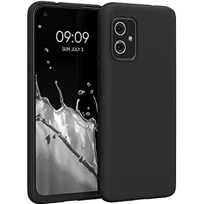kwmobile Funda para ASUS Zenfone 8 Carcasa Ultrafina de TPU y Silicona con Bordes elevados anticaídas Negro Mate kwmobile Funda para ASUS Zenfone 8 Carcasa Ultrafina de TPU y Silicona con Bordes elevados anticaídas Negro Mate