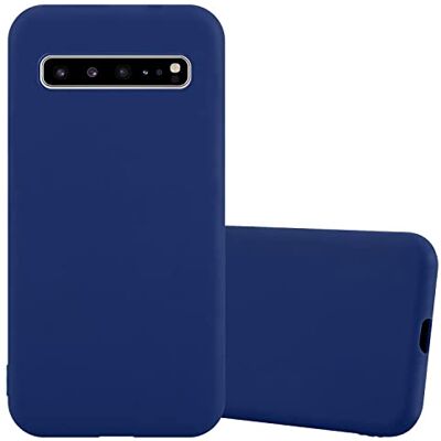 Cadorabo Funda para Samsung Galaxy S10 5G en Candy Azul Oscuro Cubierta Proteccíon de Silicona TPU Delgada e Flexible con Antichoque Gel Case Cover Carcasa Ligera Cadorabo Funda para Samsung Galaxy S10 5G en Candy Azul Oscuro Cubierta Proteccíon de Silicona TPU Delgada e Flexible con Antichoque Gel Case Cover Carcasa Ligera