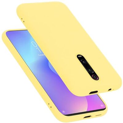 Cadorabo Funda de Silicona Compatible con Xiaomi Mi 9T / Mi 9T Pro/RedMi K20 / RedMi K20 Pro, Funda Protectora de Cuerpo Completo para Mi 9T Resistente a arañazos fundade TPU Liquid Amarillo Cadorabo Funda de Silicona Compatible con Xiaomi Mi 9T / Mi 9T Pro/RedMi K20 / RedMi K20 Pro, Funda Protectora de Cuerpo Completo para Mi 9T Resistente a arañazos fundade TPU Liquid Amarillo