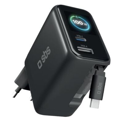 SBS Pulse Power 100W USB-C, tecnología GAN, Entrega de energía (PD 3.0 PPS) SBS Pulse Power 100W USB-C, tecnología GAN, Entrega de energía (PD 3.0 PPS)