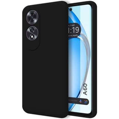 Tumundosmartphone Funda Silicona Líquida Ultra Suave para OPPO A60 4G Color Negra Tumundosmartphone Funda Silicona Líquida Ultra Suave para OPPO A60 4G Color Negra