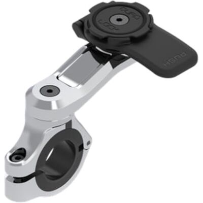 Quad Soporte para manillar de moto Pro cromado para iPhone, Samsung Galaxy y Smartphone Pixel Quad Soporte para manillar de moto Pro cromado para iPhone, Samsung Galaxy y Smartphone Pixel