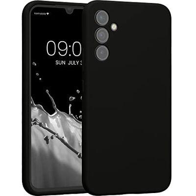 kwmobile Carcasa Compatible con Samsung Galaxy A34 5G Funda Case TPU y Silicona con Interior de Microfibra Suave Protector antigolpes para móvil Negro kwmobile Carcasa Compatible con Samsung Galaxy A34 5G Funda Case TPU y Silicona con Interior de Microfibra Suave Protector antigolpes para móvil Negro