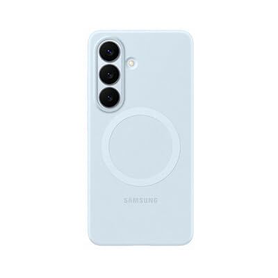 Samsung Funda magnética de Silicona para Galaxy S26, Color Azul Claro Samsung Funda magnética de Silicona para Galaxy S26, Color Azul Claro