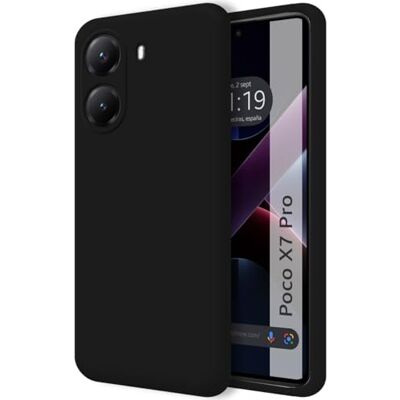 Tumundosmartphone Funda Silicona Líquida Ultra Suave para Xiaomi Poco X7 Pro 5G Color Negra Tumundosmartphone Funda Silicona Líquida Ultra Suave para Xiaomi Poco X7 Pro 5G Color Negra