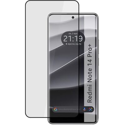 Tumundosmartphone Protector Cristal Templado Curvo 5D Full Glue Negro para Xiaomi Redmi Note 14 Pro+ Plus 5G Vidrio Tumundosmartphone Protector Cristal Templado Curvo 5D Full Glue Negro para Xiaomi Redmi Note 14 Pro+ Plus 5G Vidrio