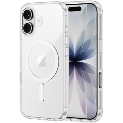 Belkin SheerForce Clear Funda iPhone 17 Compatible con MagSafe, Diseño Ultrafino y Revestimiento Antiarañazos, Acoplamiento Magnético, Carcasa Resistente a los Golpes para iPhone, Transparente Belkin SheerForce Clear Funda iPhone 17 Compatible con MagSafe, Diseño Ultrafino y Revestimiento Antiarañazos, Acoplamiento Magnético, Carcasa Resistente a los Golpes para iPhone, Transparente