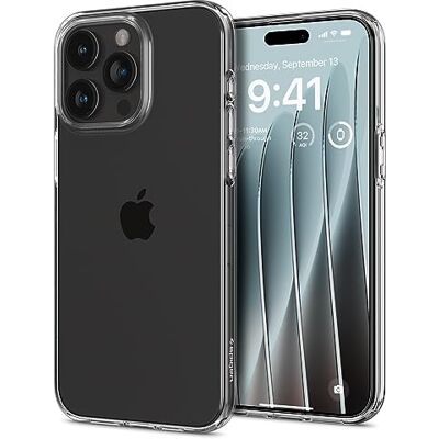 Spigen Funda Liquid Crystal para iPhone 15 Pro Transparente Spigen Funda Liquid Crystal para iPhone 15 Pro Transparente