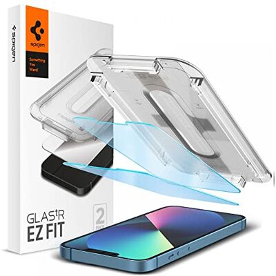 Spigen Protector de Pantalla Pro TR EZ Fit Compatible con iPhone 13 Spigen Protector de Pantalla Pro TR EZ Fit Compatible con iPhone 13