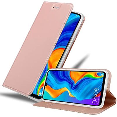 Cadorabo Funda Libro para Huawei P30 Lite en Classy Oro Rosa Cubierta Proteccíon con Cierre Magnético, Tarjetero y Función de Suporte Etui Case Cover Carcasa Cadorabo Funda Libro para Huawei P30 Lite en Classy Oro Rosa Cubierta Proteccíon con Cierre Magnético, Tarjetero y Función de Suporte Etui Case Cover Carcasa