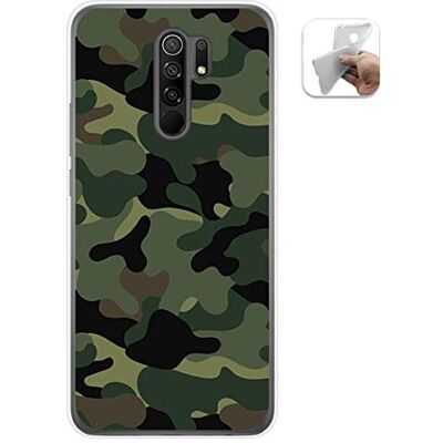 Tumundosmartphone Funda Gel Tpu para Xiaomi Redmi 9 diseño Camuflaje Dibujos Tumundosmartphone Funda Gel Tpu para Xiaomi Redmi 9 diseño Camuflaje Dibujos
