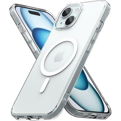 Ringke Fusion Compatible con Funda iPhone 15 Plus y Compatible con MagSafe, Resistente al Aceite y la Suciedad, Revestimiento UV para Rayaduras y Resistente a la Decoloración Magnetic Matte Clear Ringke Fusion Compatible con Funda iPhone 15 Plus y Compatible con MagSafe, Resistente al Aceite y la Suciedad, Revestimiento UV para Rayaduras y Resistente a la Decoloración Magnetic Matte Clear