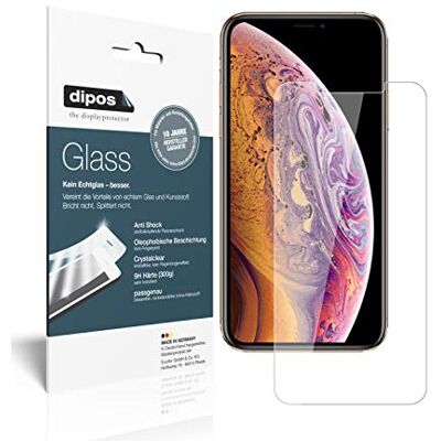 dipos 2x Protector de Pantalla 9H claro para Apple iPhone XS Max dipos 2x Protector de Pantalla 9H claro para Apple iPhone XS Max
