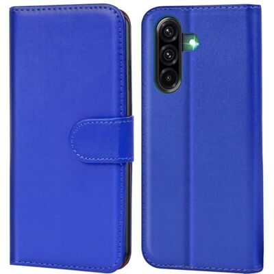 Verco Funda tipo libro para Samsung Galaxy A27 5G, funda tipo libro para Samsung A27 5G Case [ranuras para tarjetas/función atril), color azul Verco Funda tipo libro para Samsung Galaxy A27 5G, funda tipo libro para Samsung A27 5G Case [ranuras para tarjetas/función atril), color azul