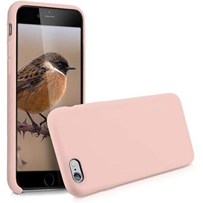 kwmobile Carcasa Compatible con Apple iPhone 6 / 6S Funda Case TPU y Silicona antigolpes Apto Carga inalámbrica Rosa Palo kwmobile Carcasa Compatible con Apple iPhone 6 / 6S Funda Case TPU y Silicona antigolpes Apto Carga inalámbrica Rosa Palo