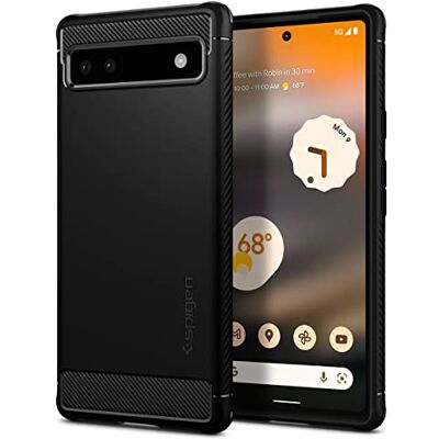Spigen Funda Rugged Armor para Google Pixel 6a Spigen Funda Rugged Armor para Google Pixel 6a