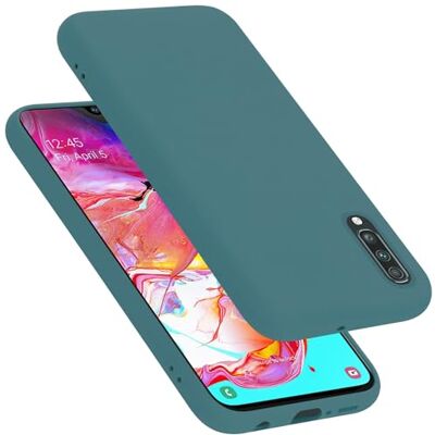 Cadorabo Funda de Silicona Compatible con Samsung Galaxy A70 / A70s, Funda Protectora de Cuerpo Completo para Galaxy A70 / A70s- Resistente a arañazos y Golpes Fina Funda de TPU Liquid Verde Cadorabo Funda de Silicona Compatible con Samsung Galaxy A70 / A70s, Funda Protectora de Cuerpo Completo para Galaxy A70 / A70s- Resistente a arañazos y Golpes Fina Funda de TPU Liquid Verde