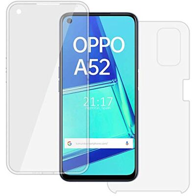 Tumundosmartphone Funda Completa Transparente Pc + Tpu Full Body 360 para Oppo A52 / A72 Tumundosmartphone Funda Completa Transparente Pc + Tpu Full Body 360 para Oppo A52 / A72