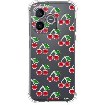 Tumundosmartphone Funda Silicona Antigolpes para Huawei Honor 600 Pro 5G diseño Cerezas Dibujos Tumundosmartphone Funda Silicona Antigolpes para Huawei Honor 600 Pro 5G diseño Cerezas Dibujos