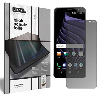 dipos Protector de Pantalla Antiespía para ZTE Blade Max View Película protectora mate, filtro de privacidad 4 vías, ajuste perfecto, antiarañazos, sin burbujas, autoadhesivo dipos Protector de Pantalla Antiespía para ZTE Blade Max View Película protectora mate, filtro de privacidad 4 vías, ajuste perfecto, antiarañazos, sin burbujas, autoadhesivo