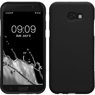kwmobile Funda para Samsung Galaxy A5 (2017) Carcasa Ultrafina de TPU y Silicona con Bordes elevados anticaídas Negro Mate kwmobile Funda para Samsung Galaxy A5 (2017) Carcasa Ultrafina de TPU y Silicona con Bordes elevados anticaídas Negro Mate