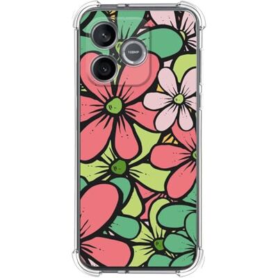 Tumundosmartphone Funda Silicona Antigolpes para Huawei Honor 600 Pro 5G diseño Flores 02 Dibujos Tumundosmartphone Funda Silicona Antigolpes para Huawei Honor 600 Pro 5G diseño Flores 02 Dibujos