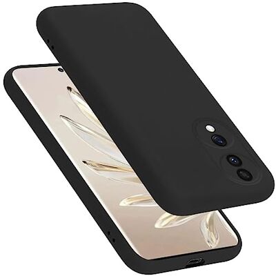 Cadorabo Funda de Silicona Compatible con Honor 70, Funda Protectora de Cuerpo Completo para 70- Resistente a arañazos y Golpes Fina Funda de TPU Liquid Negro Cadorabo Funda de Silicona Compatible con Honor 70, Funda Protectora de Cuerpo Completo para 70- Resistente a arañazos y Golpes Fina Funda de TPU Liquid Negro