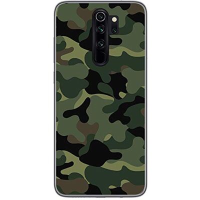 Tumundosmartphone Funda Gel Tpu para Xiaomi Redmi Note 8 Pro diseño Camuflaje Dibujos Tumundosmartphone Funda Gel Tpu para Xiaomi Redmi Note 8 Pro diseño Camuflaje Dibujos