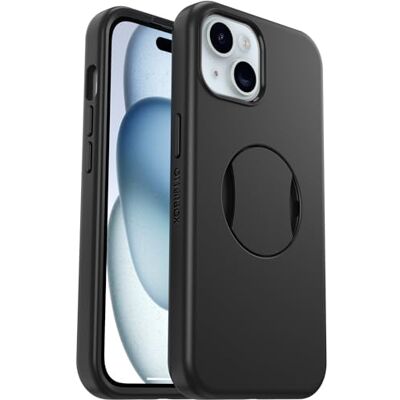 Otterbox Funda para iPhone 17e, 16e, 15, 14, 13 OtterGrip Symmetry para MagSafe, A Prueba caídas,Funda Protectora,Agarre Incorporado,Cumple 3X el estándar Militar, Negro Otterbox Funda para iPhone 17e, 16e, 15, 14, 13 OtterGrip Symmetry para MagSafe, A Prueba caídas,Funda Protectora,Agarre Incorporado,Cumple 3X el estándar Militar, Negro