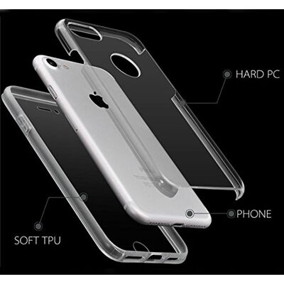 Tumundosmartphone Funda Completa Transparente PC + TPU Full Body 360º para iPhone XR Tumundosmartphone Funda Completa Transparente PC + TPU Full Body 360º para iPhone XR
