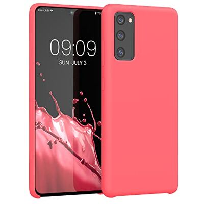 kwmobile Carcasa Compatible con Samsung Galaxy S20 FE Funda Case TPU y Silicona antigolpes Apto Carga inalámbrica Coral neón kwmobile Carcasa Compatible con Samsung Galaxy S20 FE Funda Case TPU y Silicona antigolpes Apto Carga inalámbrica Coral neón