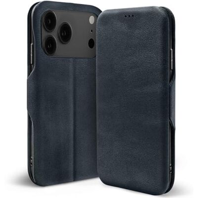 Verco para iPhone 17 Pro MAX Funda Tipo Libro Shell, Funda Business Fina con Cierre magnético y Ranura para Tarjetas, Compatible con iPhone 17 Pro MAX (6,9 Pulgadas), Azul Verco para iPhone 17 Pro MAX Funda Tipo Libro Shell, Funda Business Fina con Cierre magnético y Ranura para Tarjetas, Compatible con iPhone 17 Pro MAX (6,9 Pulgadas), Azul
