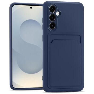 Verco Funda para Samsung Galaxy S25 Case Silicona, Teléfono Móvil Cover con Tarjetero Funda Delgada para Samsung S25 5G Funda Azul Verco Funda para Samsung Galaxy S25 Case Silicona, Teléfono Móvil Cover con Tarjetero Funda Delgada para Samsung S25 5G Funda Azul