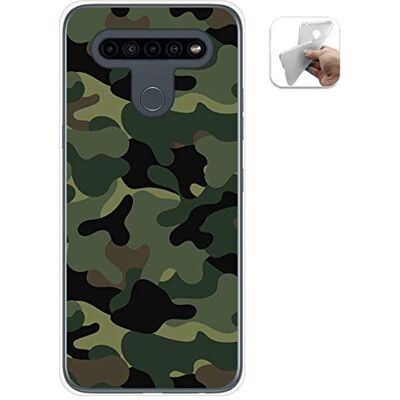 Tumundosmartphone Funda Gel Tpu para Lg K41s / Lg K51s diseño Camuflaje Dibujos Tumundosmartphone Funda Gel Tpu para Lg K41s / Lg K51s diseño Camuflaje Dibujos