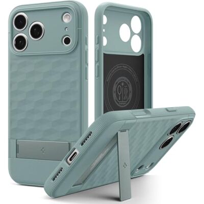 Spigen Funda Parallax S MagFit para iPhone 18 Pro/iPhone 17 Pro Compatible con MagSafe, Sage Green Spigen Funda Parallax S MagFit para iPhone 18 Pro/iPhone 17 Pro Compatible con MagSafe, Sage Green