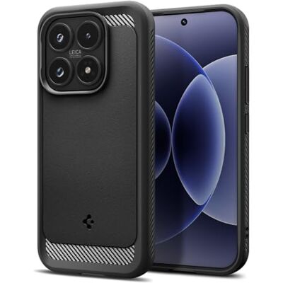 Spigen Funda Rugged Armor para Xiaomi 17 Negro mate Spigen Funda Rugged Armor para Xiaomi 17 Negro mate