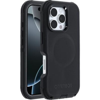 Otterbox Funda Defender MagSafe para iPhone 16 Pro, Negro Otterbox Funda Defender MagSafe para iPhone 16 Pro, Negro