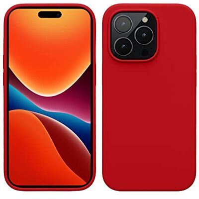 kwmobile Carcasa para iPhone 14 Pro Funda Case TPU y Silicona para Smartphone con Interior de Microfibra Suave Protector antigolpes para móvil Apto Carga inalámbrica Cereza Dulce kwmobile Carcasa para iPhone 14 Pro Funda Case TPU y Silicona para Smartphone con Interior de Microfibra Suave Protector antigolpes para móvil Apto Carga inalámbrica Cereza Dulce