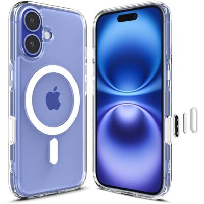Spigen Funda Ultra Hybrid T MagFit para iPhone 16 Spigen Funda Ultra Hybrid T MagFit para iPhone 16