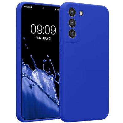 kwmobile Carcasa Compatible con Samsung Galaxy S22 Plus Funda Case TPU y Silicona con Interior de Microfibra Suave Protector antigolpes para móvil Azul báltico kwmobile Carcasa Compatible con Samsung Galaxy S22 Plus Funda Case TPU y Silicona con Interior de Microfibra Suave Protector antigolpes para móvil Azul báltico