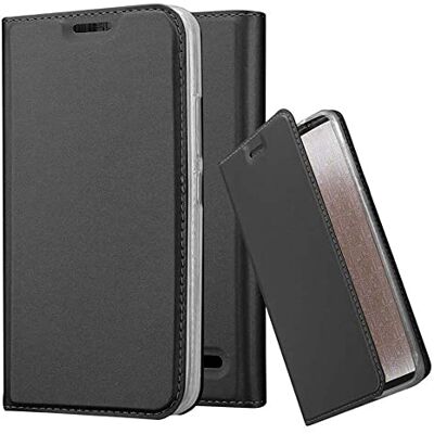 Cadorabo Funda Libro para Motorola Moto E4 en Classy Negro Cubierta Proteccíon con Cierre Magnético, Tarjetero y Función de Suporte Etui Case Cover Carcasa Cadorabo Funda Libro para Motorola Moto E4 en Classy Negro Cubierta Proteccíon con Cierre Magnético, Tarjetero y Función de Suporte Etui Case Cover Carcasa