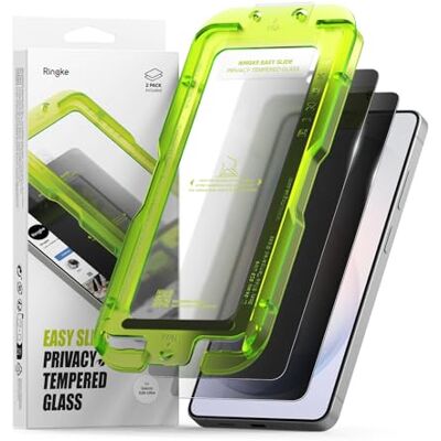 Ringke Pack de 2, Easy Slide Privacy Tempered Glass para Protector Pantalla Samsung Galaxy S26 Ultra, Súper Fácil de Instalar, Cristal Templado de Privacidad Antiespía Ringke Pack de 2, Easy Slide Privacy Tempered Glass para Protector Pantalla Samsung Galaxy S26 Ultra, Súper Fácil de Instalar, Cristal Templado de Privacidad Antiespía