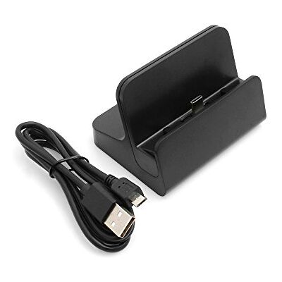 SYSTEM-S Base de carga universal para smartphones USB 3.1 tipo C SYSTEM-S Base de carga universal para smartphones USB 3.1 tipo C