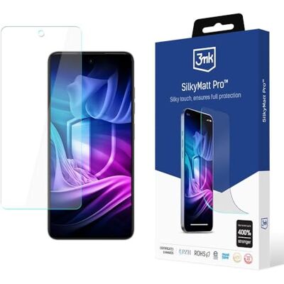 3mk Tecno Spark Go 2024, película mate SilkyMatt Pro, tacto sedoso, máxima protección contra amenazas, tecnología Self-Heal™, refuerzo de pantalla de hasta 400 %, montaje húmedo duradero 3mk Tecno Spark Go 2024, película mate SilkyMatt Pro, tacto sedoso, máxima protección contra amenazas, tecnología Self-Heal™, refuerzo de pantalla de hasta 400 %, montaje húmedo duradero