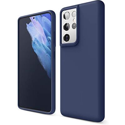 elago Funda de Silicona Líquida para Samsung Galaxy S21 Ultra Silicona Premium, Protección Completa, Carcasa de 3 Capas Antigolpes (Jean Indigo) elago Funda de Silicona Líquida para Samsung Galaxy S21 Ultra Silicona Premium, Protección Completa, Carcasa de 3 Capas Antigolpes (Jean Indigo)