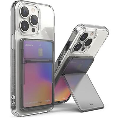 Ringke Stand Slot Card Holder, Cartera de Tarjeta Adhesiva con Soporte para Funda Teléfono Móvil, Compatible con Funda iPhone 13/12/11/Pro/Max, Samsung Galaxy S22 Ultra y Más Smoke Black Ringke Stand Slot Card Holder, Cartera de Tarjeta Adhesiva con Soporte para Funda Teléfono Móvil, Compatible con Funda iPhone 13/12/11/Pro/Max, Samsung Galaxy S22 Ultra y Más Smoke Black