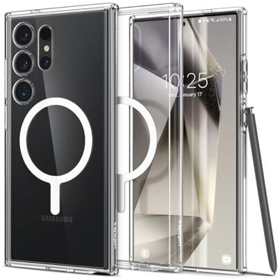 Spigen Funda Ultra Hybrid OneTap Metal Ring MagFit para Samsung S24 Ultra Spigen Funda Ultra Hybrid OneTap Metal Ring MagFit para Samsung S24 Ultra