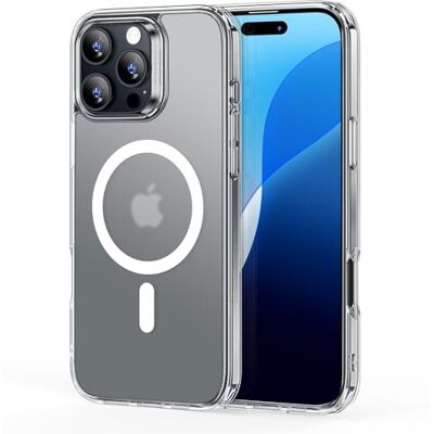 ESR Classic Hybrid Funda para iPhone 16 Pro MAX, Transparente Mate Resistente al amarilleo, Ultra delgado, Protección caídas 3X militar, Funda magnética para móvil, Absorción de impactos ESR Classic Hybrid Funda para iPhone 16 Pro MAX, Transparente Mate Resistente al amarilleo, Ultra delgado, Protección caídas 3X militar, Funda magnética para móvil, Absorción de impactos