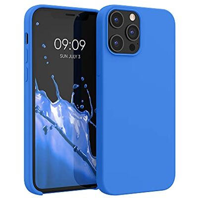 kwmobile Carcasa Compatible con Apple iPhone 12 Pro MAX Funda Case TPU y Silicona antigolpes Apto Carga inalámbrica Azul Brisa Marina kwmobile Carcasa Compatible con Apple iPhone 12 Pro MAX Funda Case TPU y Silicona antigolpes Apto Carga inalámbrica Azul Brisa Marina